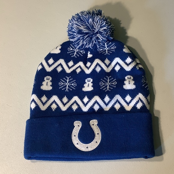 Indianapolis Colts snowman beanie NWOT - Picture 1 of 4